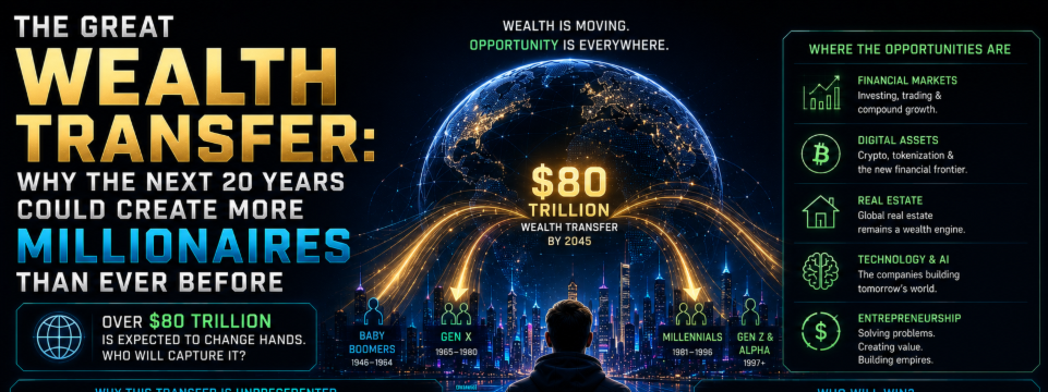 The Great Wealth Transfer: Why the Next Twenty Years Could Create More Millionaires Than Ever Before