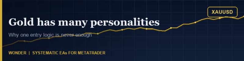 One market, many personalities: why we trade gold with six engines, not one