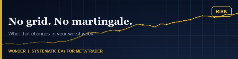 No grid, no martingale: what those words change in your worst week
