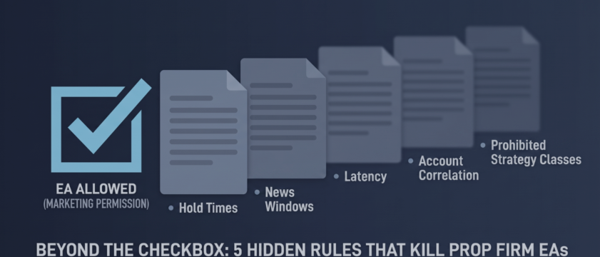 Which Prop Firm Clauses Your EA Can Actually Check at Runtime