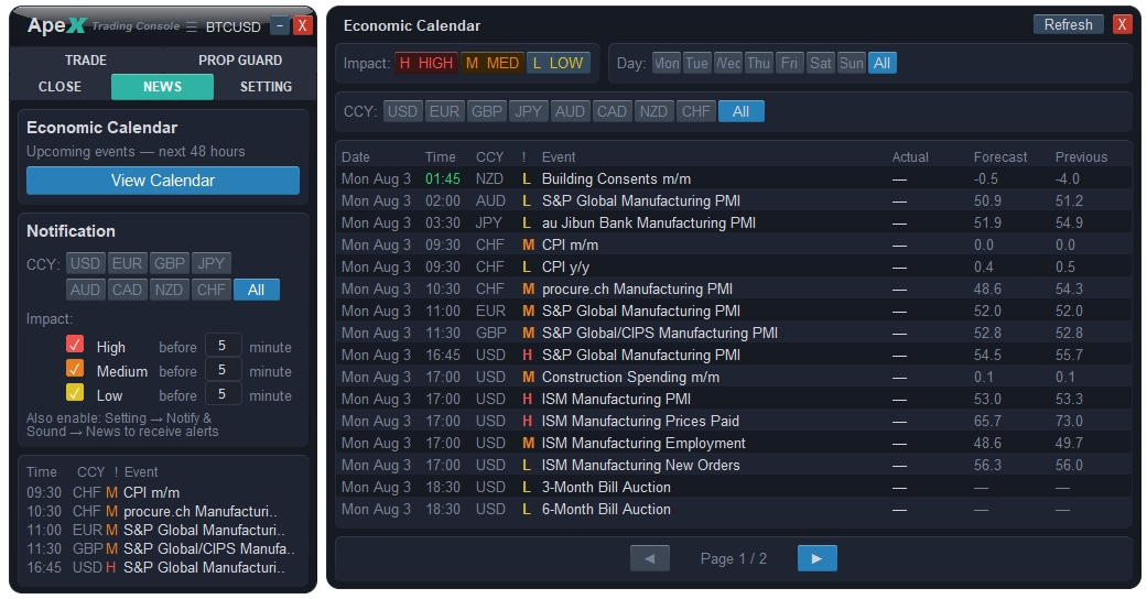 Apex Trading Console | Tab News Apex Trading Console | Tab News