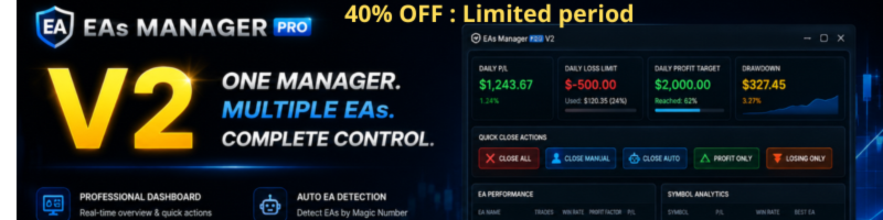 EAs Manager Pro V2: From Trade Manager to Complete Trading Control Center