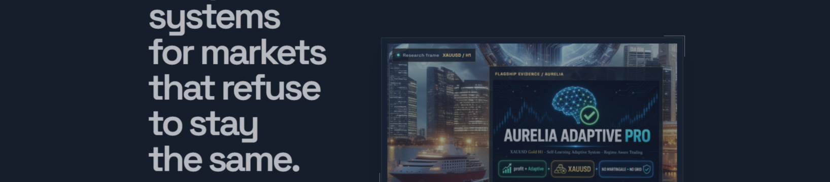 Aurelia Adaptive Pro is Live: Self-Learning XAUUSD System Built for Capital Preservation (Launch –80% – Only 10 Licenses