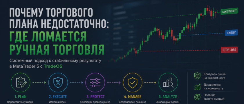 Почему торгового плана недостаточно: где ломается ручная торговля