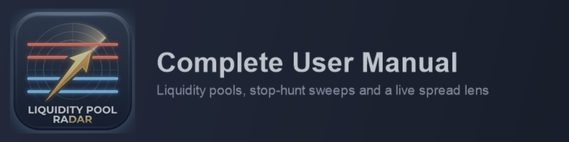 Liquidity Pool Radar Indicator: Complete User Manual (MT5)