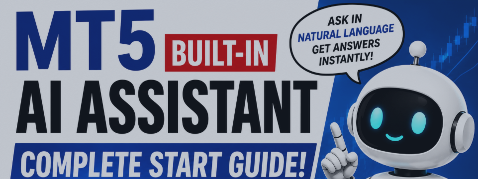 🤖 Assistant IA intégré à MT5 : Guide complet pour débutants — commencez en 5 minutes