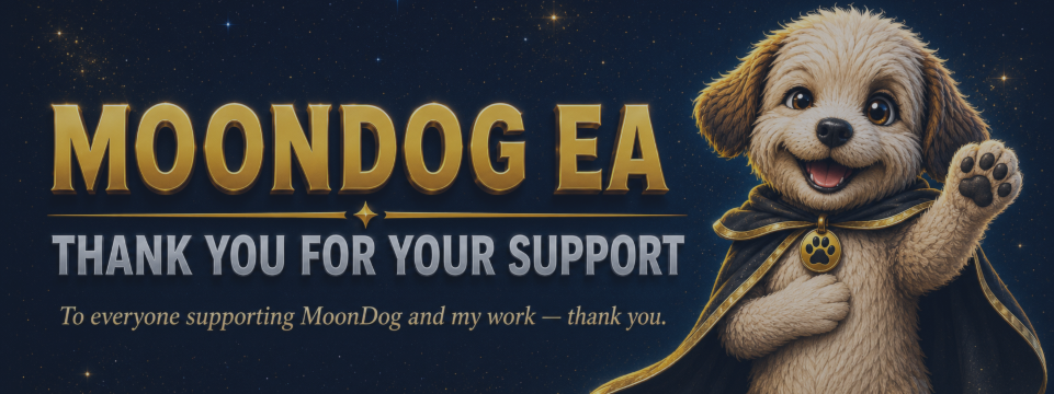 Thank You to the MQL5 Community  MoonDog EA