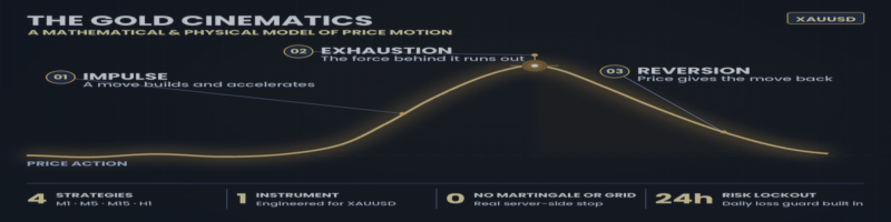 The Physics of XAU/USD Price Movement