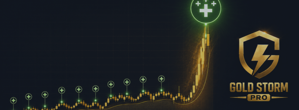 ¿Por qué la mayoría de las operaciones de Gold Storm PRO se cierran con pequeñas ganancias?