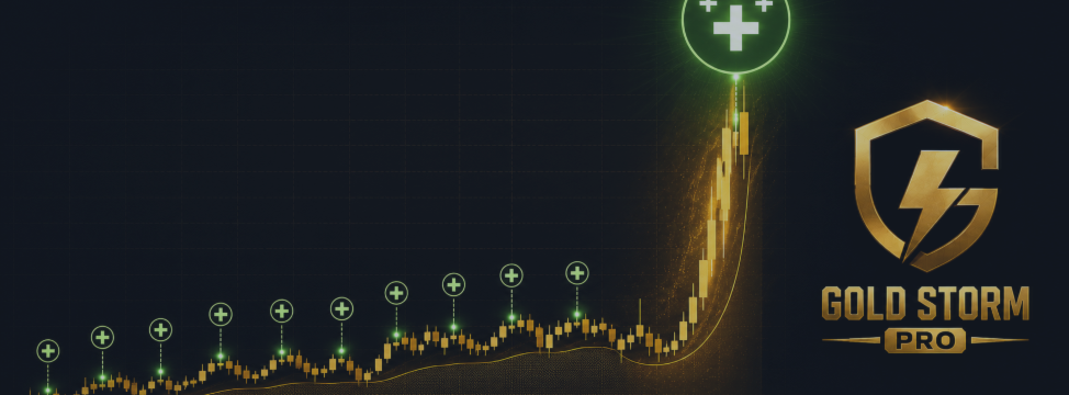 Por que a maioria das operações do Gold Storm PRO é fechada com pequenos lucros?