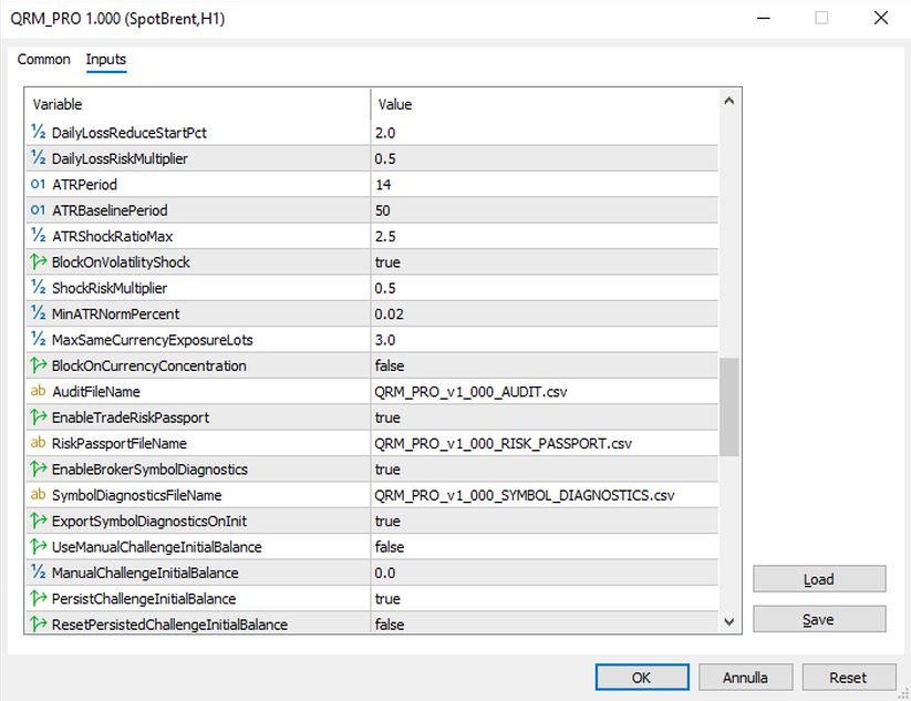 QRM PRO - Commercial Release Inputs QRM PRO - Commercial Release Inputs