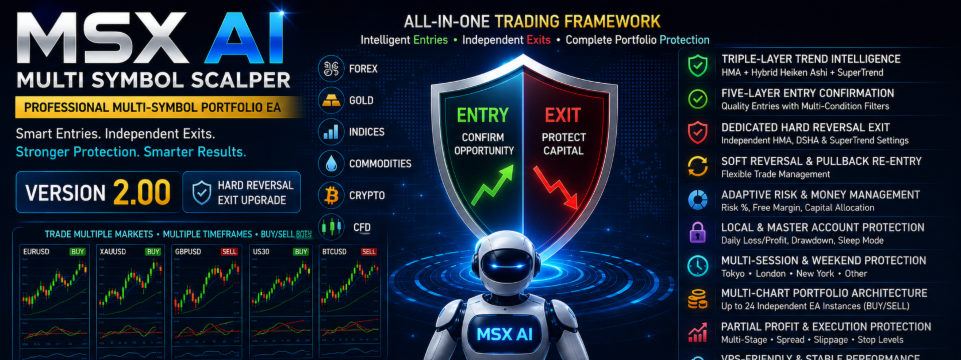 MSX AI Multi Symbol Scalper — A Complete Multi-Symbol Portfolio Trading Framework for MetaTrader 5