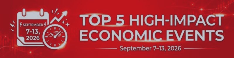 Top 5 der wichtigsten Wirtschaftsereignisse dieser Woche (7. – 13. September 2026)