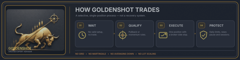 GoldenShot - Is the back-test too good to be true and how was the EA created?