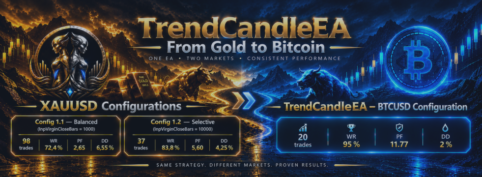 From XAUUSD to BTCUSD: A Complete Migration Guide for TrendCandleEA