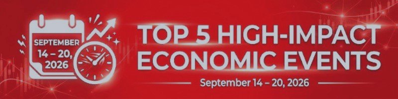 Top 5 Eventos Econômicos de Alto Impacto Desta Semana (14 a 20 de setembro de 2026)