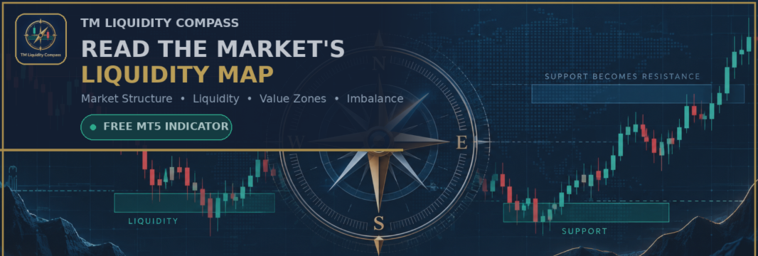 How TM Liquidity Compass Organizes Market Structure and Liquidity in MT5