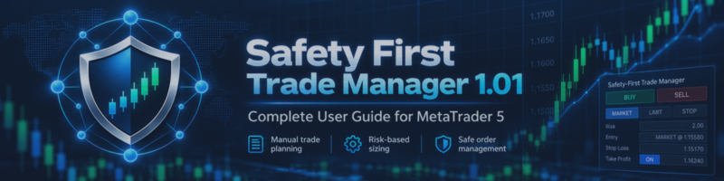 Safety First Trade Manager 1.01 — Complete User Guide for MetaTrader 5