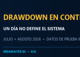 Un día de drawdown no define un sistema: lo que muestran dos meses de prueba inéditos Un día de drawdown no define un sistema: lo que muestran dos meses de prueba inéditos