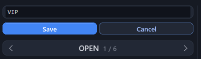Naming a style before saving it Naming a style before saving it