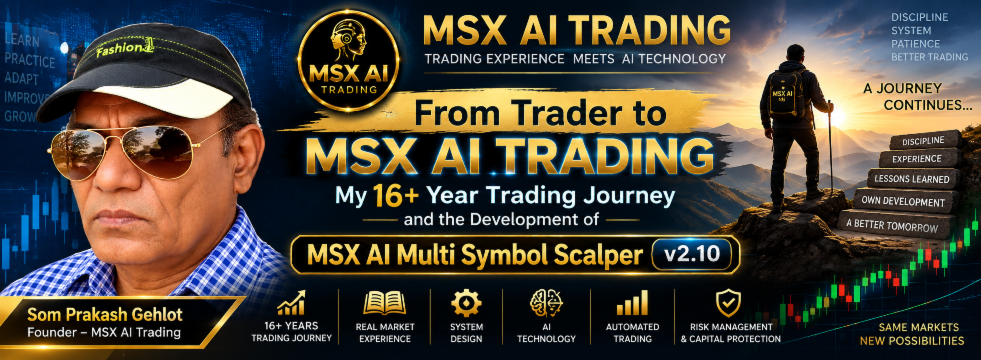 From Trader to MSX AI Trading — My 16+ Year Trading Journey and the Development of MSX AI Multi Symbol Scalper