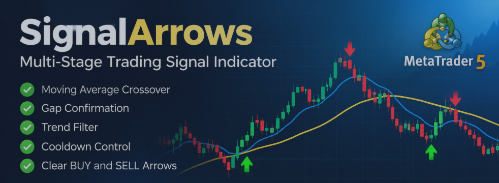SignalArrows - A Multi-Stage Trading Signal Indicator for MetaTrader 5