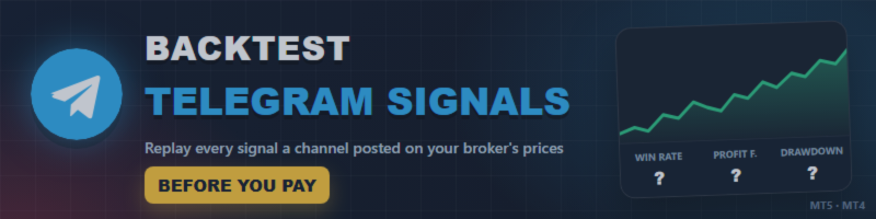 How to Backtest Telegram Signals in MT5 and MT4 Before You Pay for a Channel