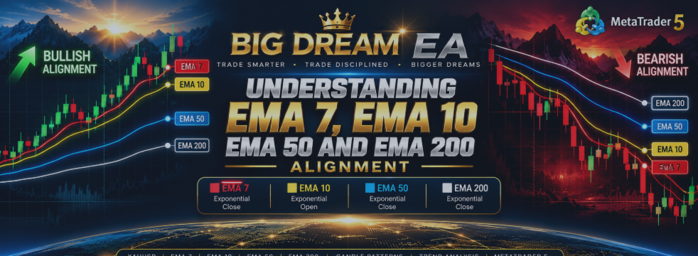 Understanding EMA 7, EMA 10, EMA 50 and EMA 200 Alignment