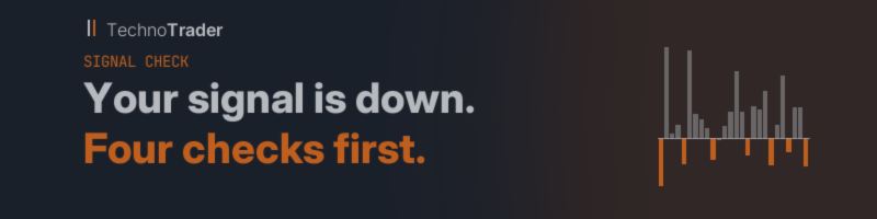 Your signal is down this month: a four-step check before you stop copying