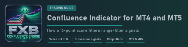 Confluence Indicator for MT4 and MT5: How a 16-Point Score Filters Range-Filter Buy and Sell Signals