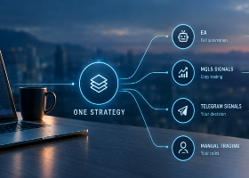 One Strategy, Different Ways to Trade It: EA, Signals and Manual Execution One Strategy, Different Ways to Trade It: EA, Signals and Manual Execution