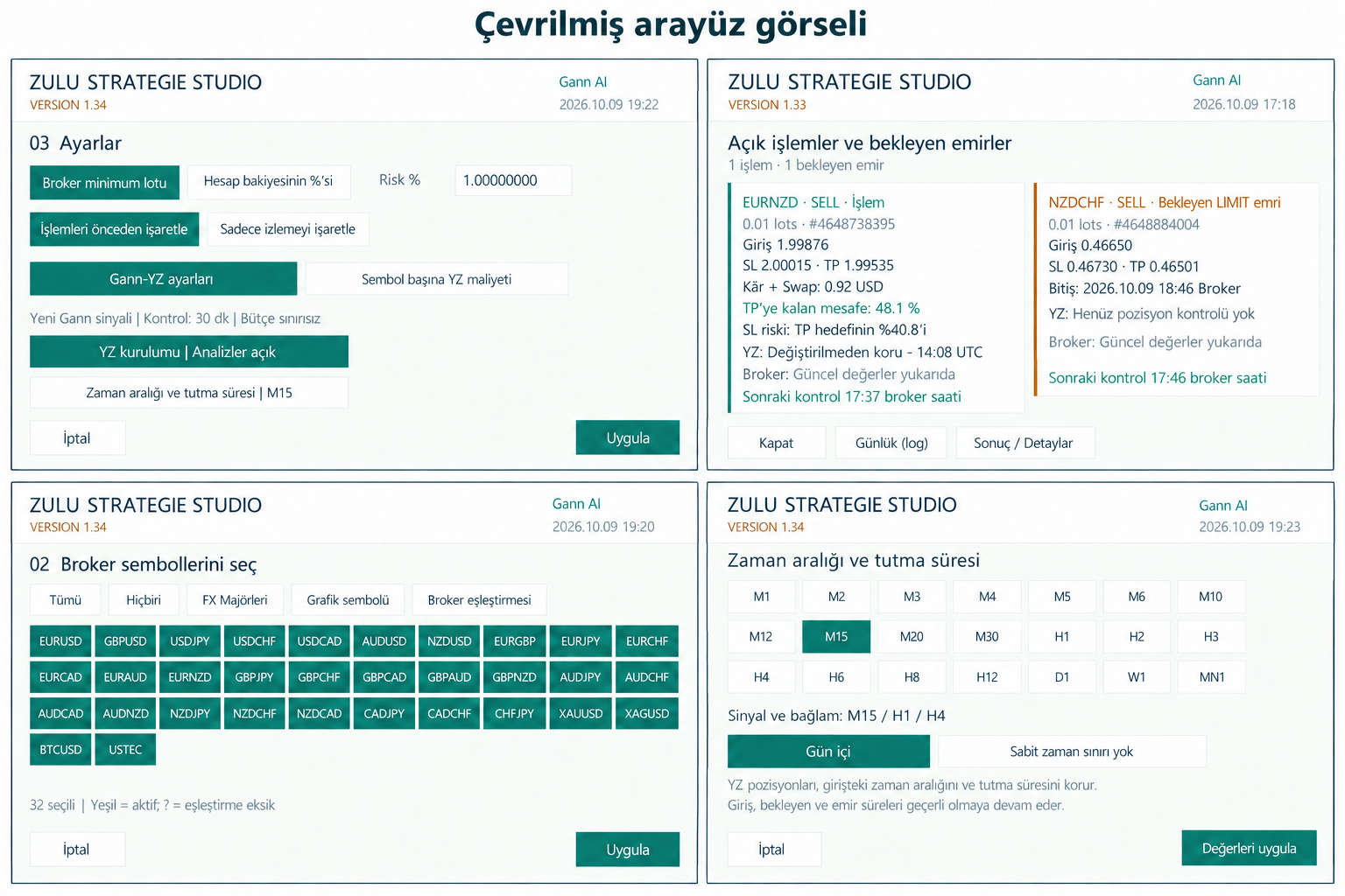 Zulu Strategie Studio çevrilmiş arayüz görseli