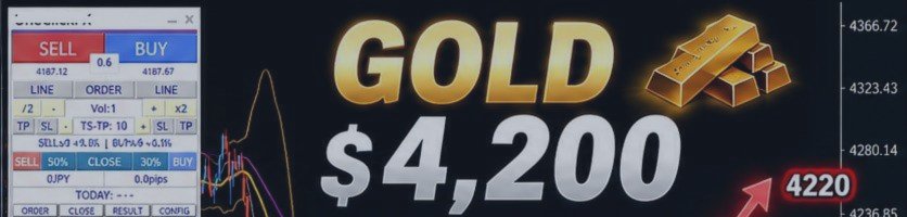 Gold at $4,200: Bulls vs. Bears in a Battle for Direction