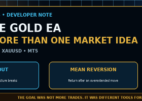 Why I Built a Gold EA with Breakout, Mean Reversion and Momentum Logic — Developer Note Why I Built a Gold EA with Breakout, Mean Reversion and Momentum Logic — Developer Note