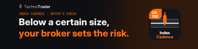 Below a certain account size, your broker decides your risk