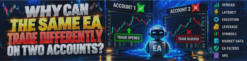 Why Can the Same EA Trade Differently on Two Accounts?