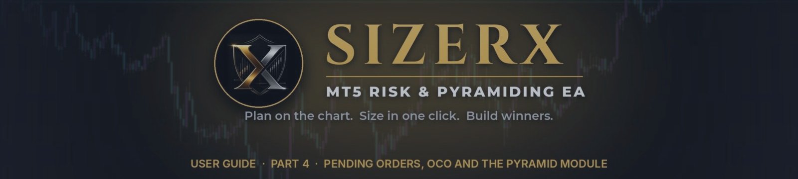 SizerX User Guide – Part 4: Pending Orders, OCO and the Pyramid Module
