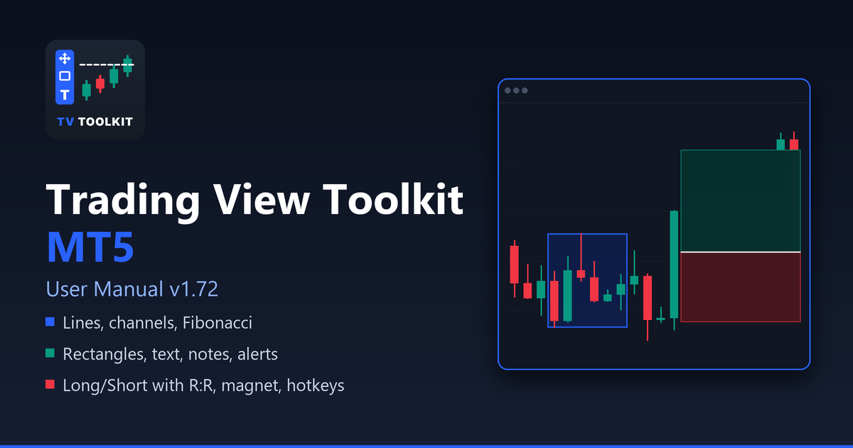 Trading View Toolkit MT5 User Manual v1.72
