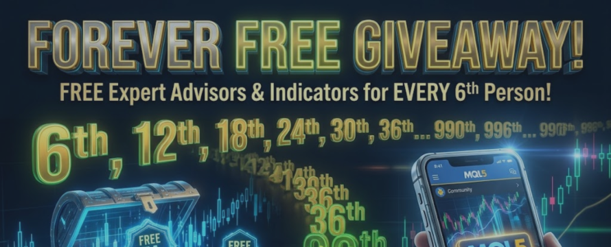 Free Giveaway Lifetime: Win Premium MQL5 Expert Advisors & Indicators