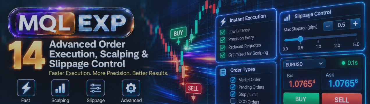 Advanced Order Execution in Multi Risk Manager Pro: Scalping Mode, Confirmation, Slippage and Broker Compatibility