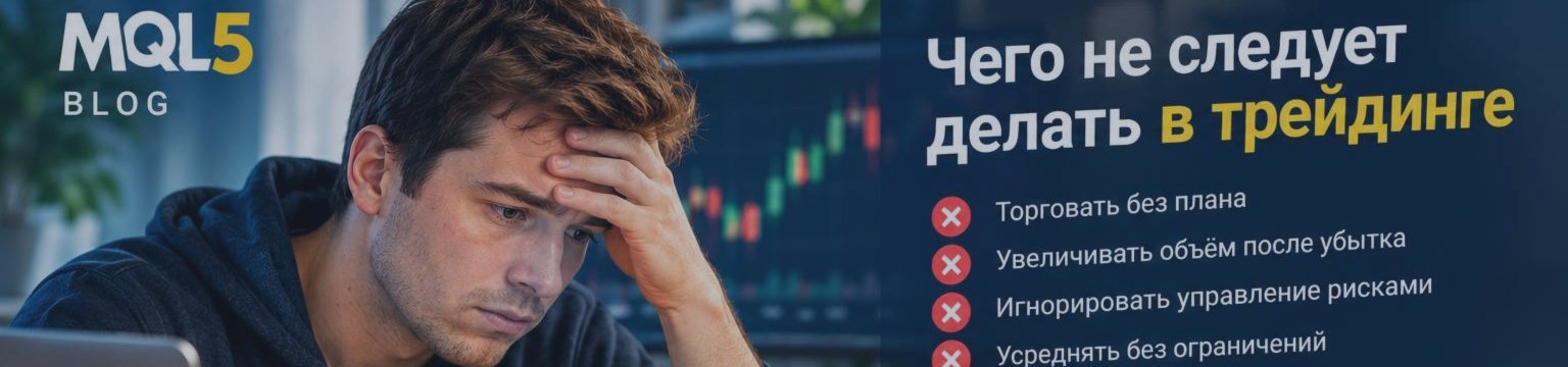 Чего не следует делать в трейдинге: 8 ошибок начинающих трейдеров