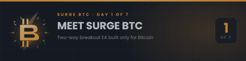 Meet Surge BTC: A Two-Way Breakout EA Built Only for Bitcoin