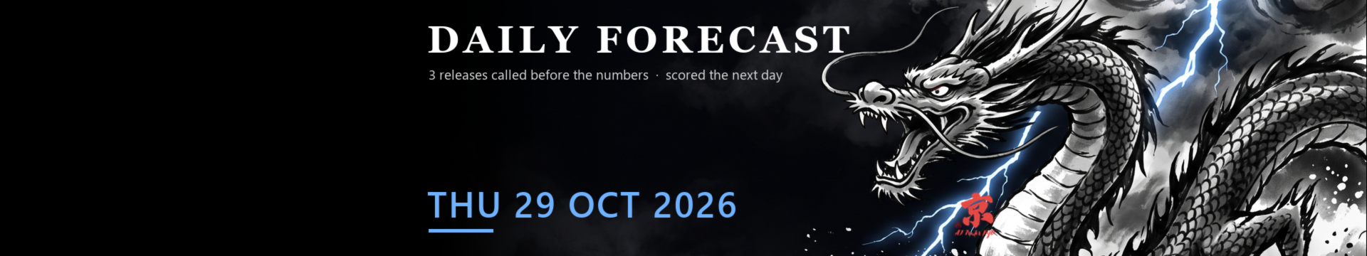 From Tokyo with Tech: AI Forecasts for Today's Economic Releases (Thu 29 Oct 2026)