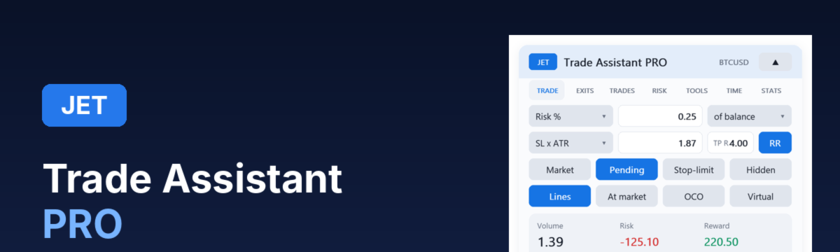 JET Trade Assistant PRO — Manuel d'utilisation (MetaTrader 5)
