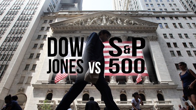 DJIA vs S&P 500
