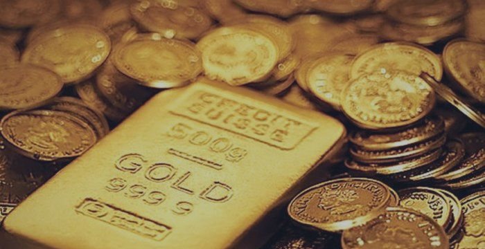 Золото растет на слабом долларе