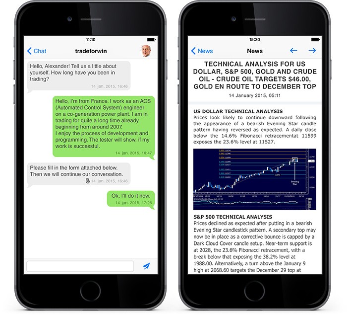 Nuevo MetaTrader 4 iOS: noticias mejoradas, chat renovado y soporte para arquitectura de 64 bits