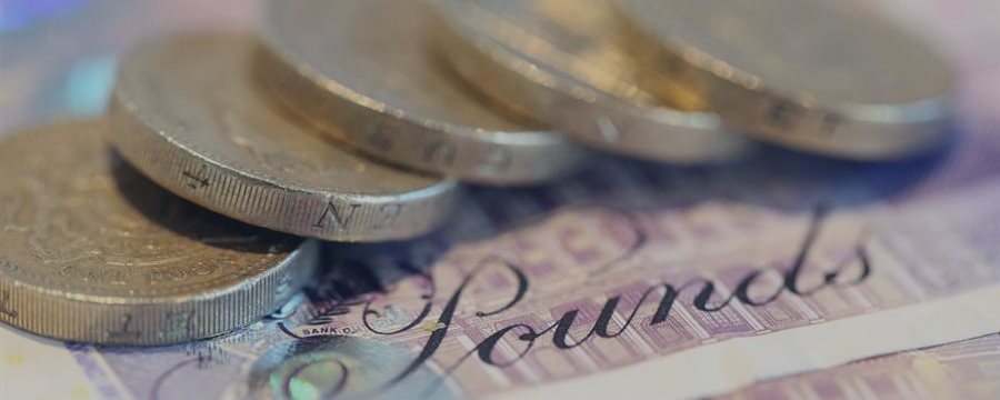 Pound lower vs. dollar on U.K. CPI data