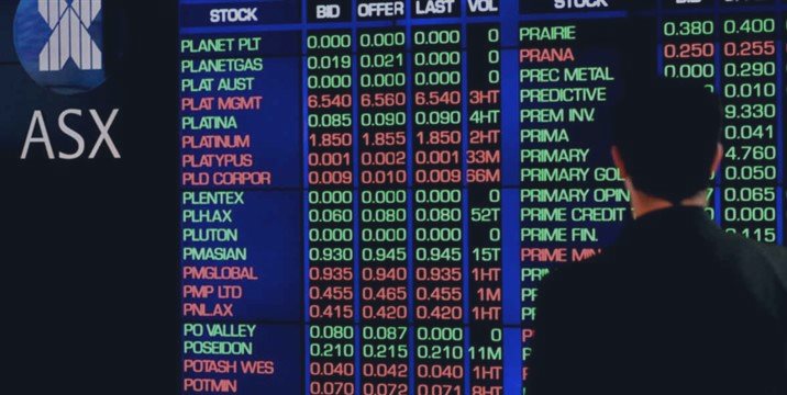 Australian stocks, mostly higher late Monday