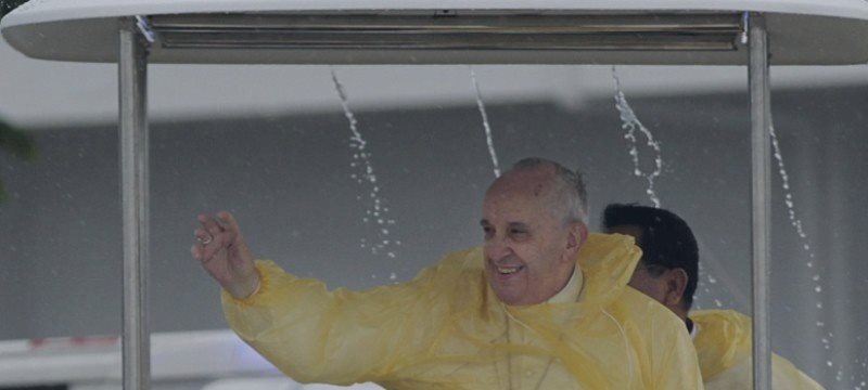 Pope challenges world to clean up its filth